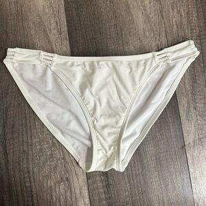 No Boundaries - White Bikini Bottom - Size L